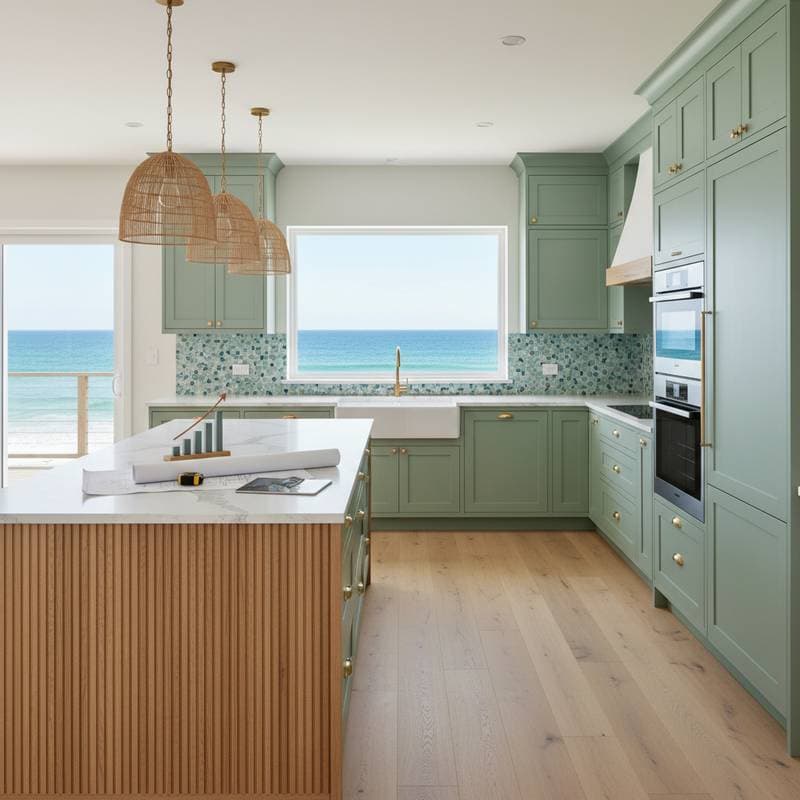 Image for Coastal Kitchen Remodels Average $68K in 2025