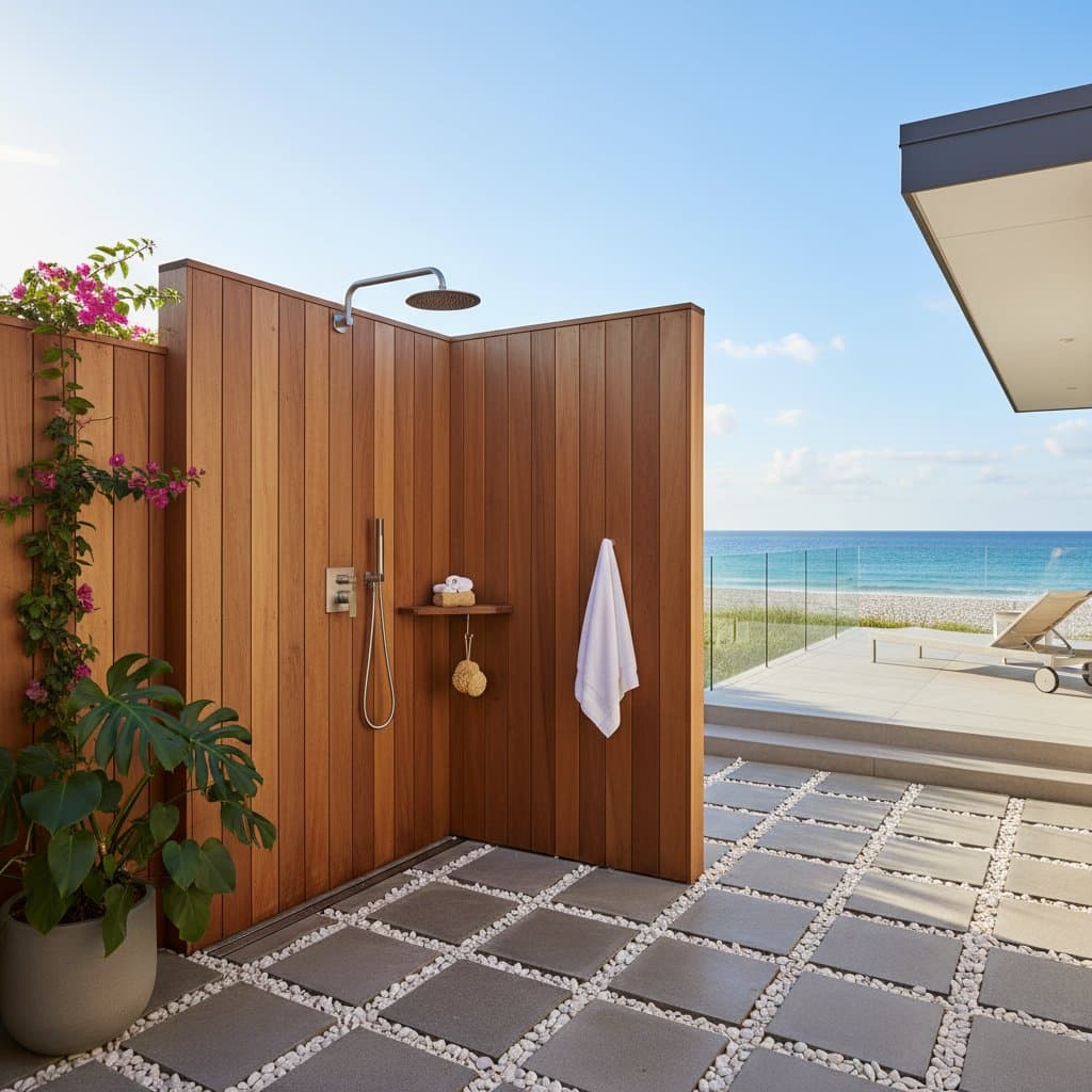 Image for Outdoor Showers Add $15K Value to Beach Properties