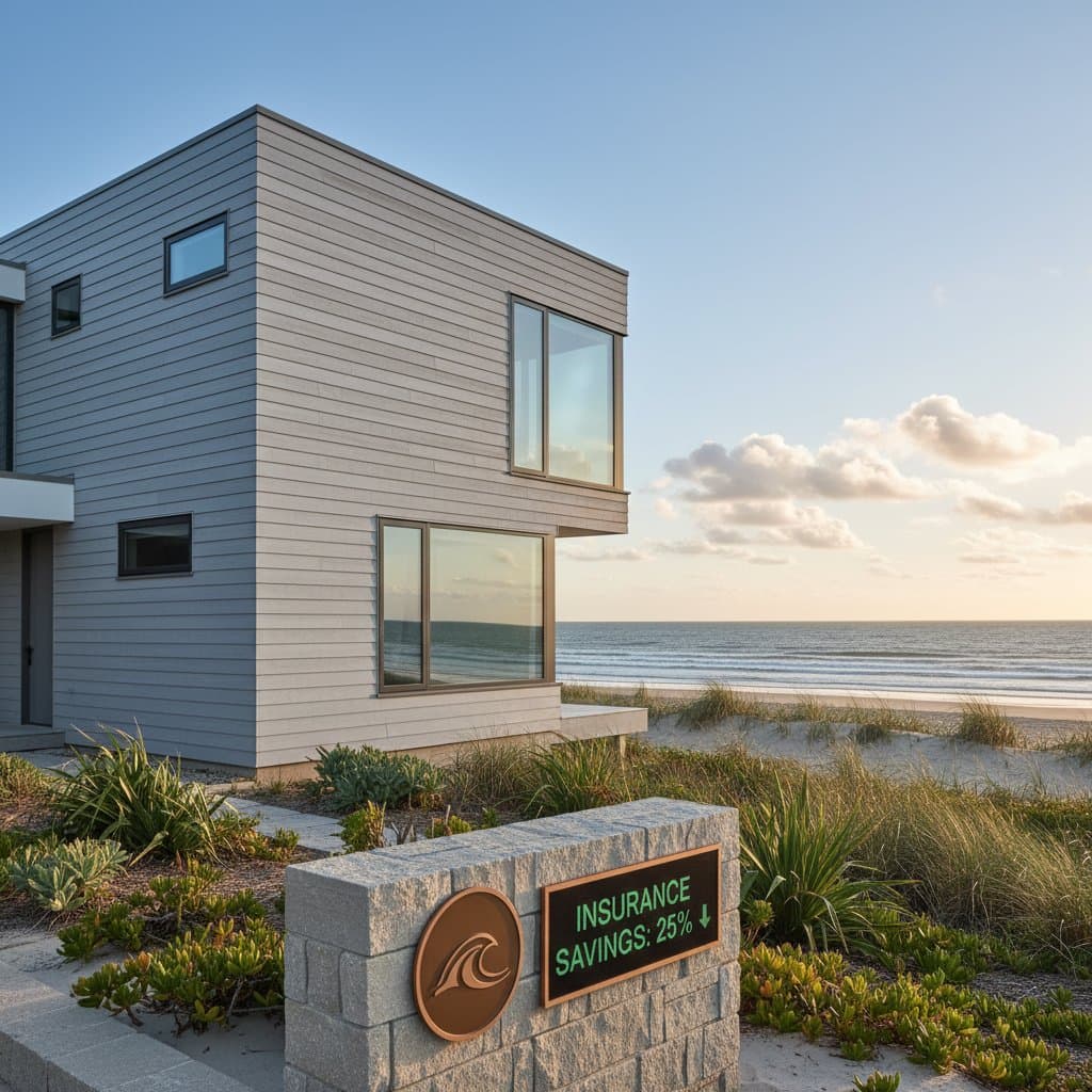 Featured image for Fiber Cement Siding Cuts Coastal Insurance 25%