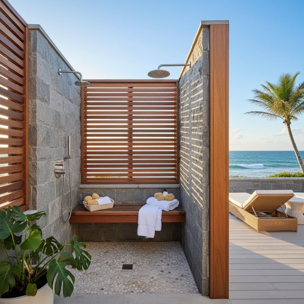 Featured image for Why Coastal Homeowners Are Installing Outdoor Showers