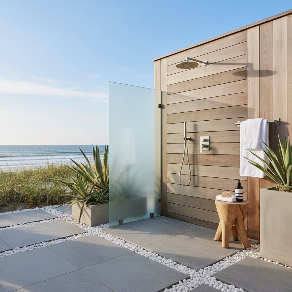Image for $8K Outdoor Shower Boosts Coastal Resale Value