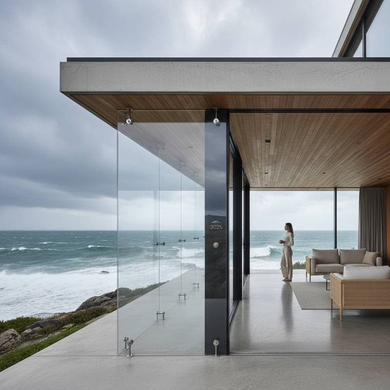 Featured image for Transparent Hurricane Panels Let You Watch Storms Safely