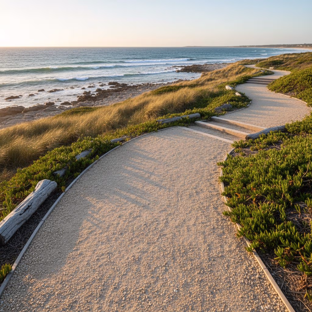 Image for Why Micro-Gravel Cuts Coastal Path Costs 60%