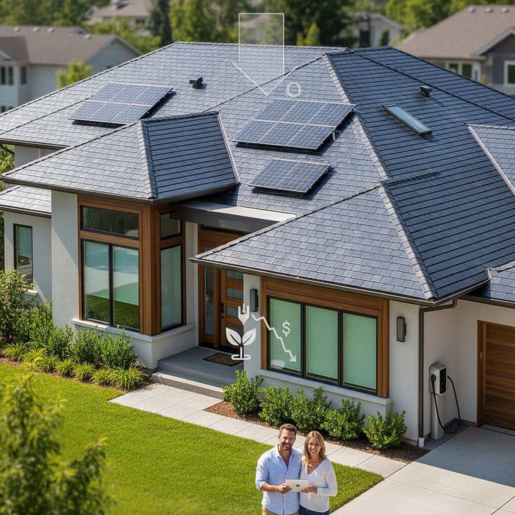 Image for Solar Shingles Drop 30% as Tech Costs Fall in 2025