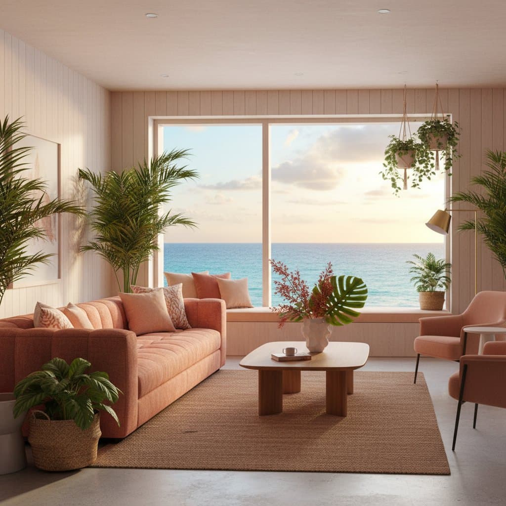 Featured image for Why Coral Colors Rule 2026 Coastal Interiors