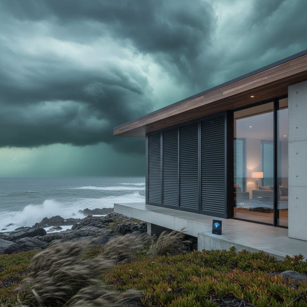 Preview image for Smart Shutters Auto-Close When Storms Approach