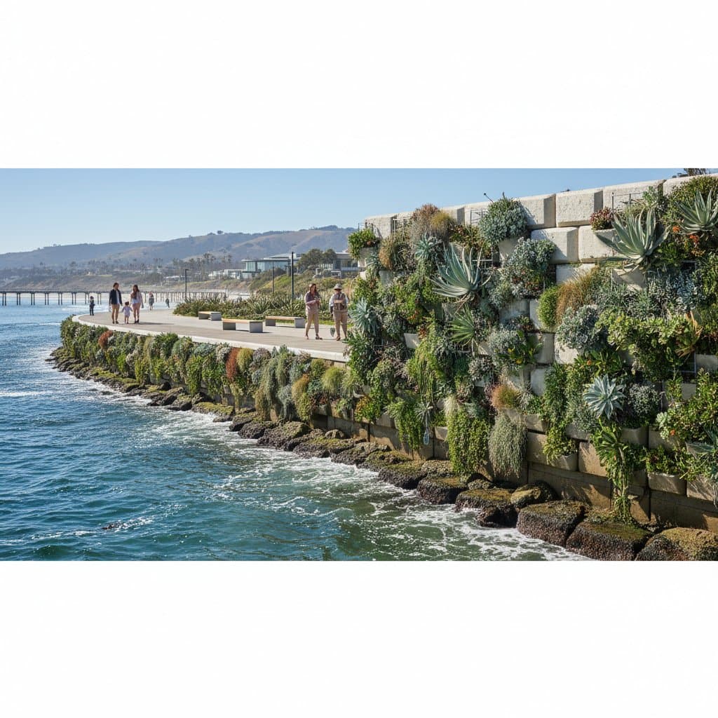 Featured image for Living Walls Turn Seawalls Into Erosion Barriers