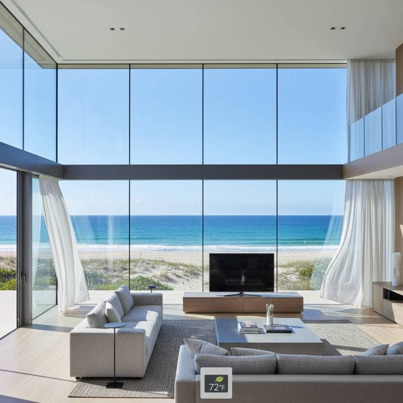 Preview image for Smart Glass Cuts Beach House AC Costs by 50%