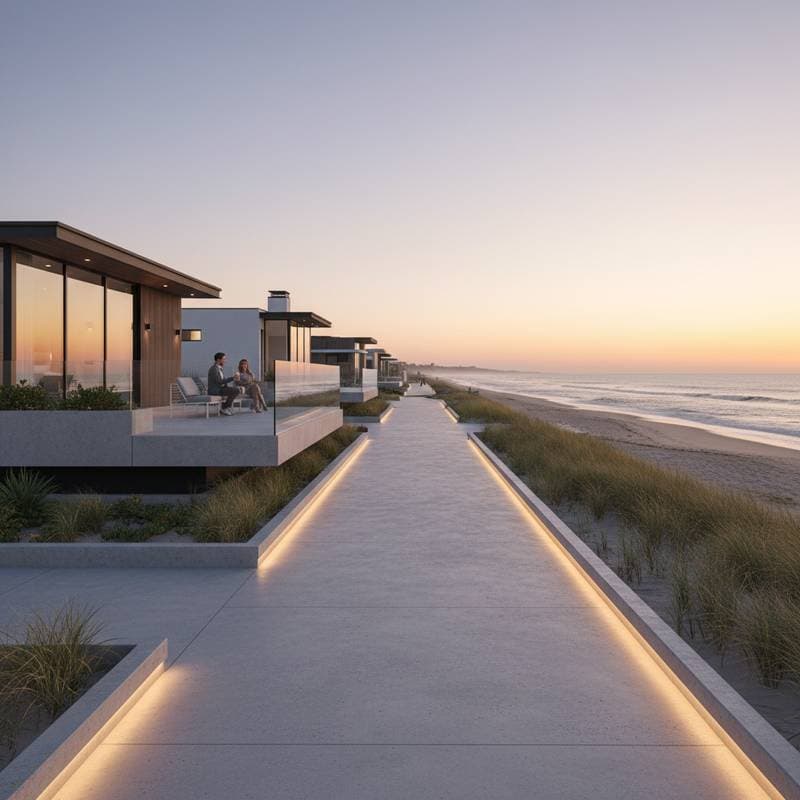 Featured image for Why Concrete Boardwalks Beat Wood at the Beach
