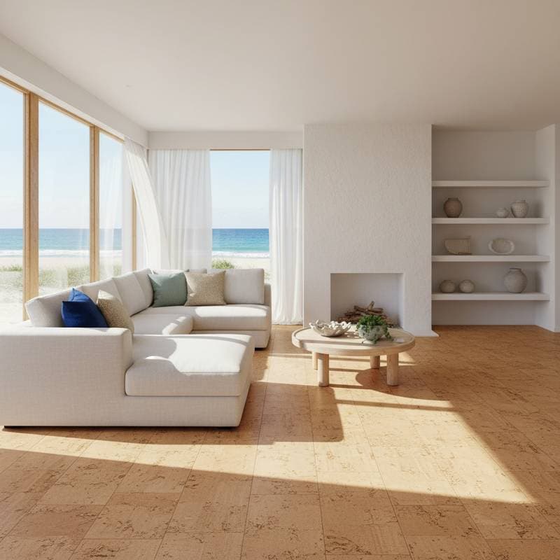 Featured image for Why Cork Beats Hardwood in Coastal Remodels