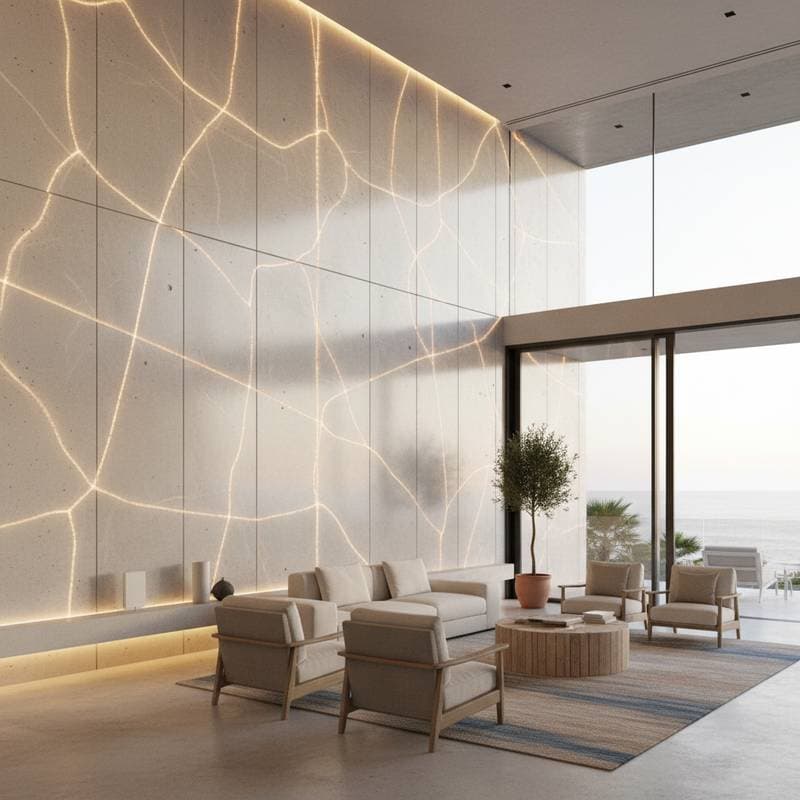 Featured image for Translucent Concrete Brings Natural Light to Coastal Homes