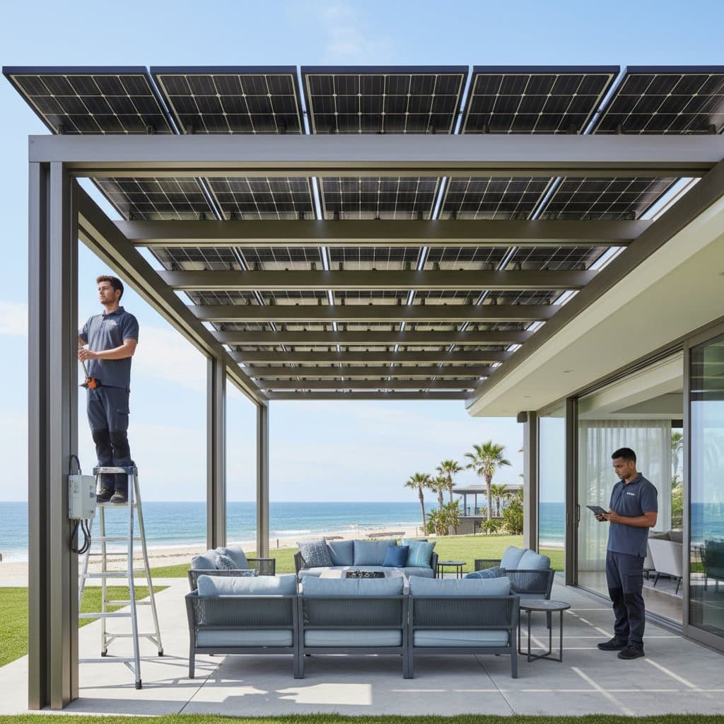 Featured image for Solar Pergolas Cut Energy Bills While Shading Patios