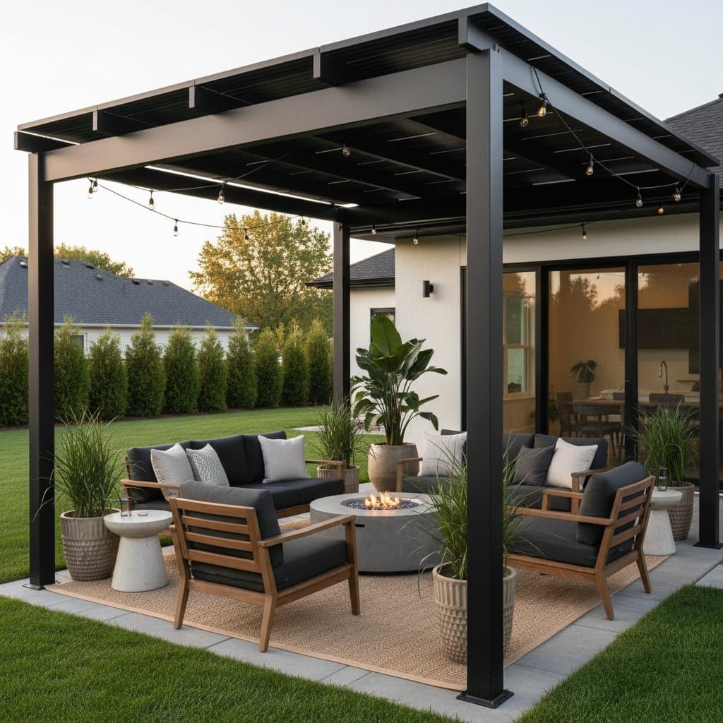 Featured image for 9 Solar Pergola Ideas for Sustainable Outdoor Living