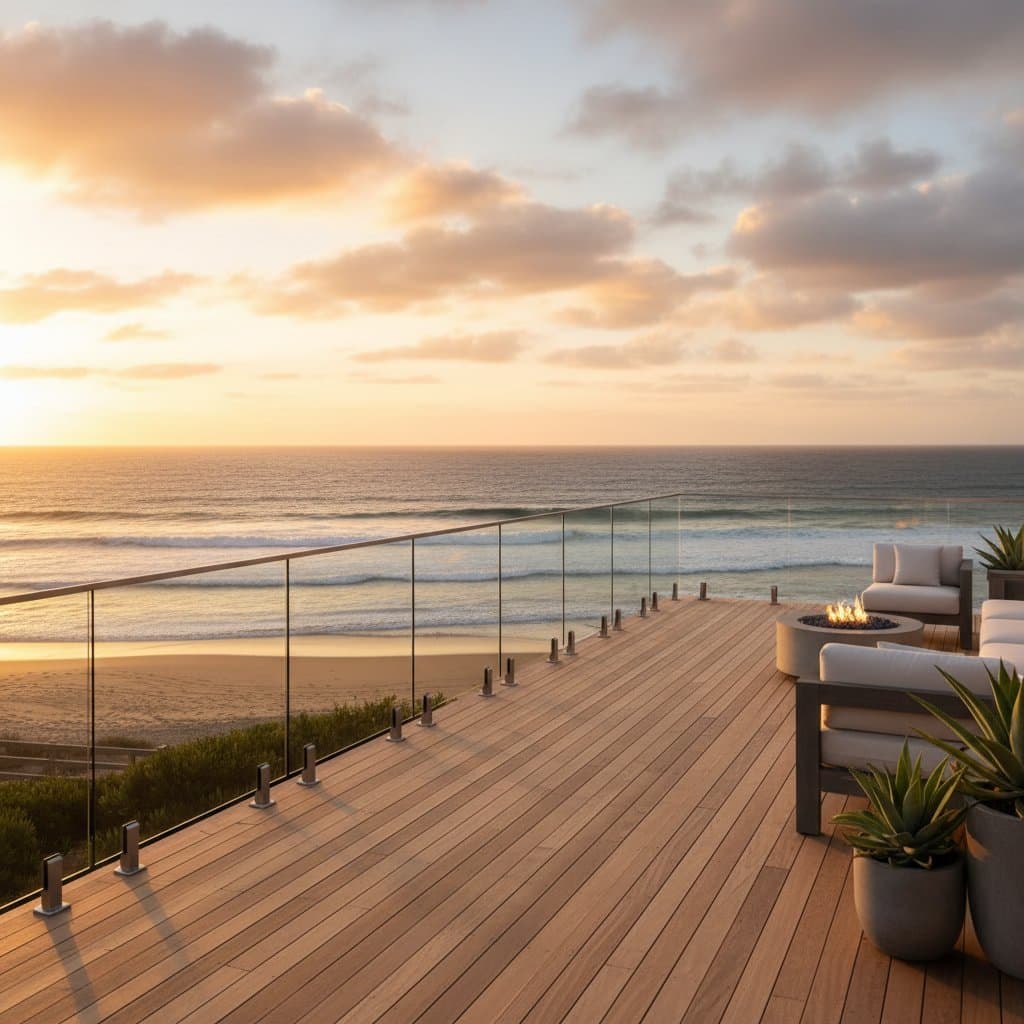 Featured image for Why Coastal Decks Are Switching to Glass Railings
