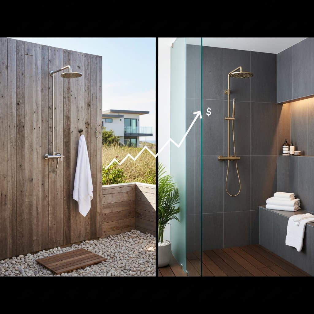 Image for Outdoor Shower Costs: $1,500 to $8,000 for 2025