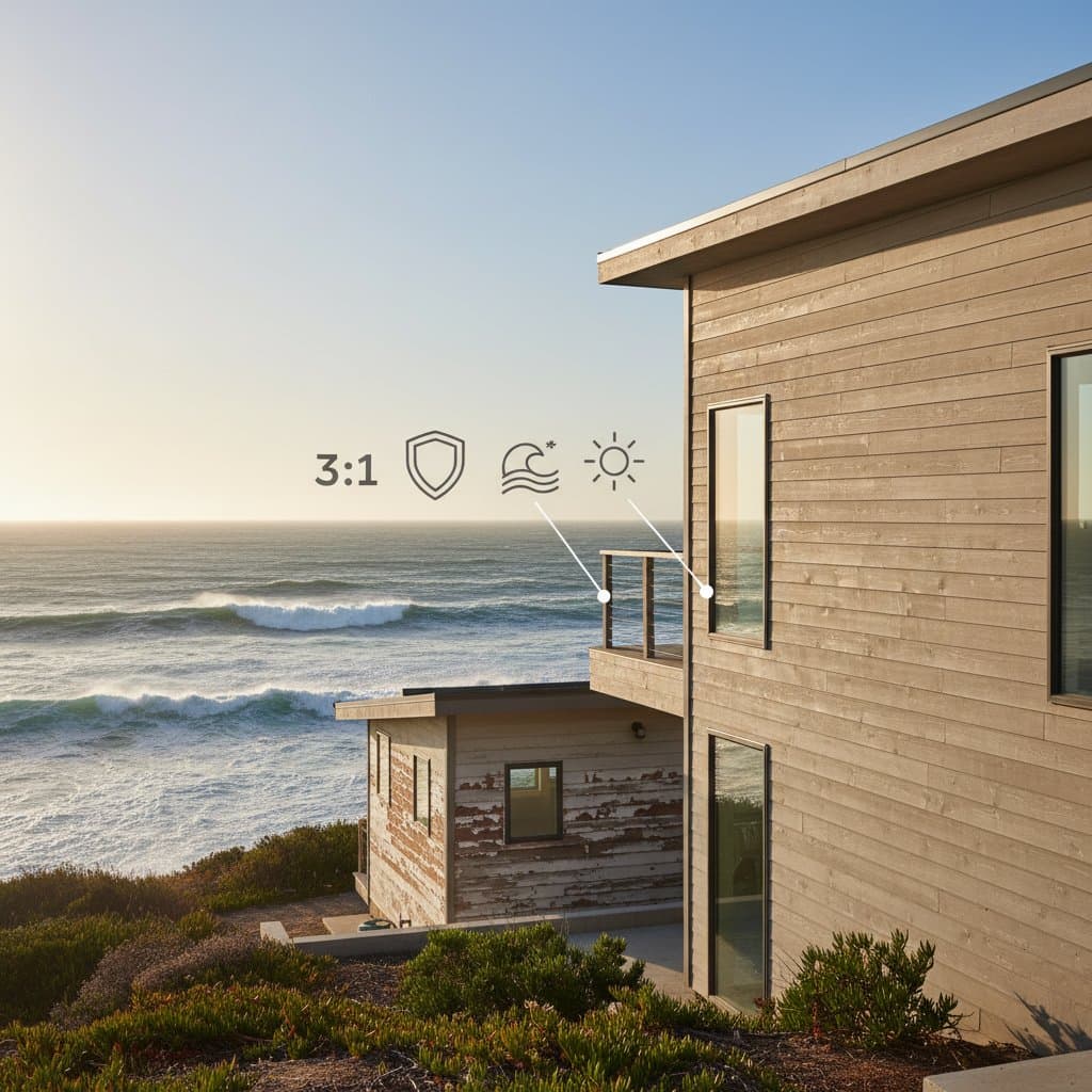 Featured image for Fiber Cement Beats Wood 3:1 in Coastal Durability