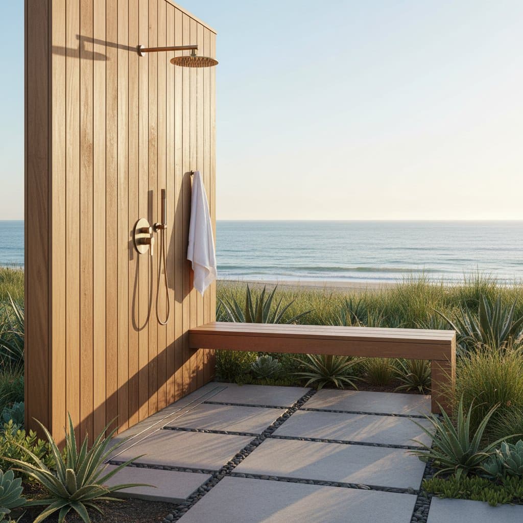 Featured image for The $3K Outdoor Shower Coastal Buyers Crave Most