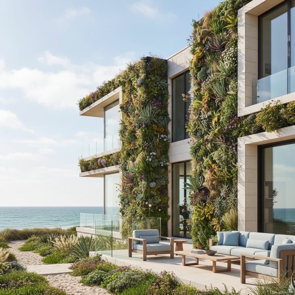 Featured image for Vertical Gardens Cut Beach Home Cooling Costs 30%