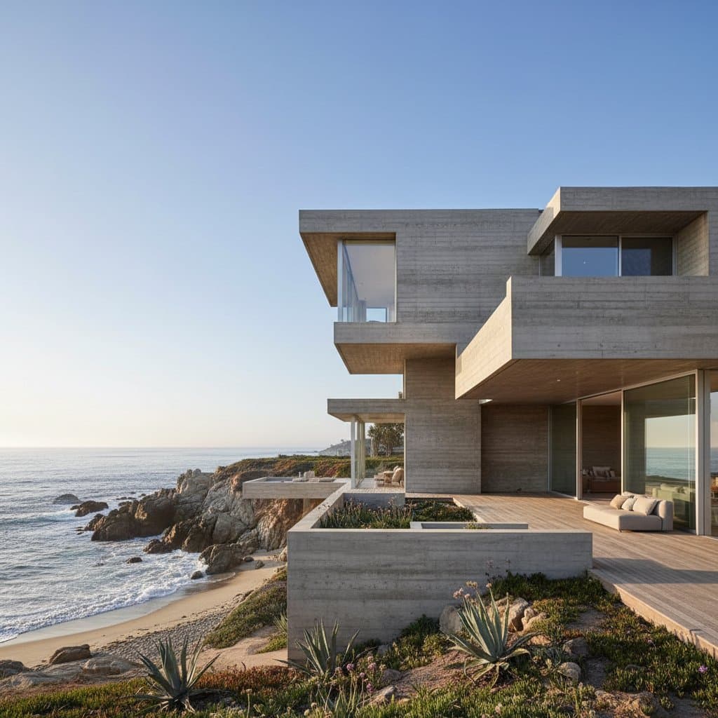 Featured image for Why Brutalist Concrete Thrives in Coastal Climates