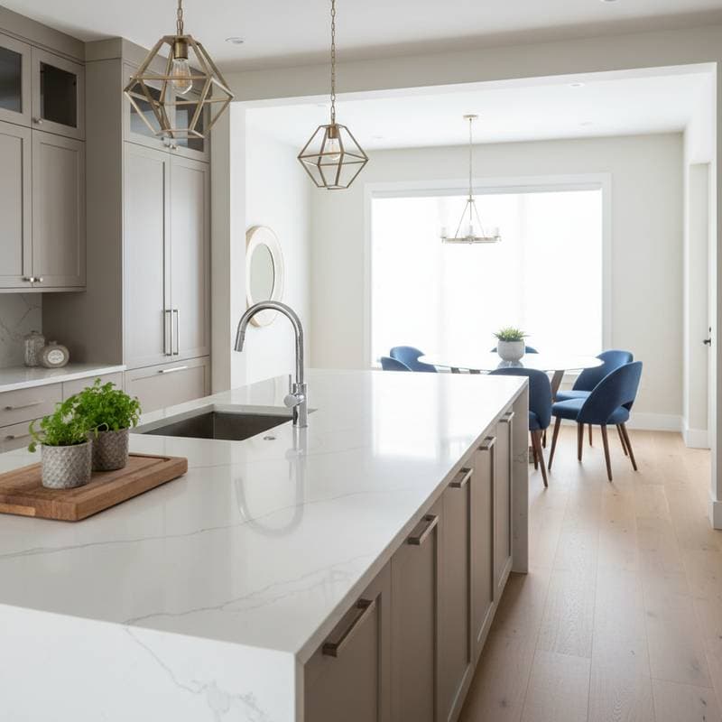 Featured image for Why Quartz Beats Granite for 2025 Kitchen Remodels