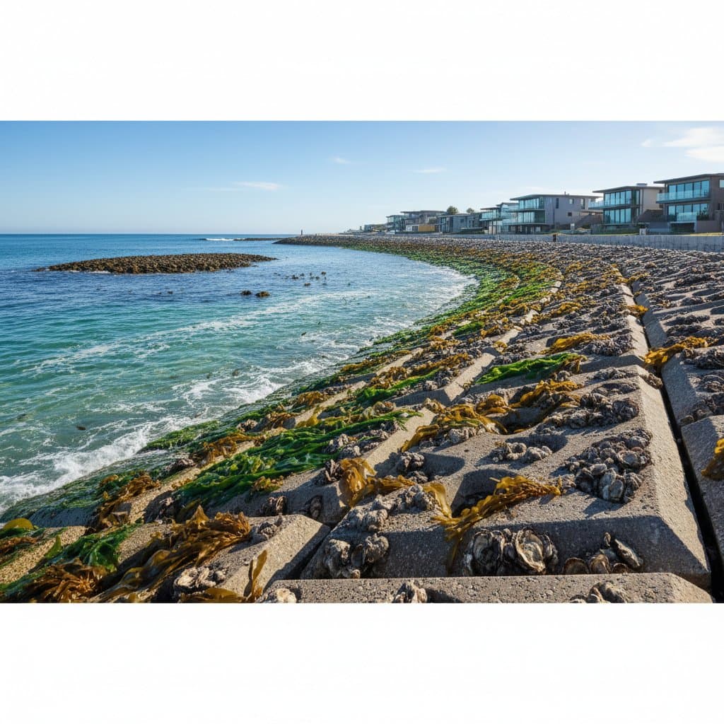 Featured image for Living Seawalls Protect Coasts and Restore Marine Life