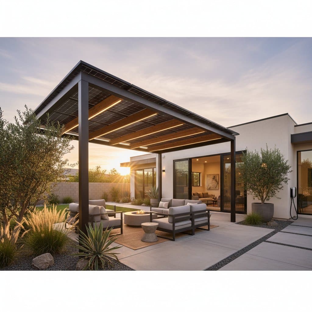 Featured image for Solar Pergolas Cost $10K-$35K But Cut Your Power Bill