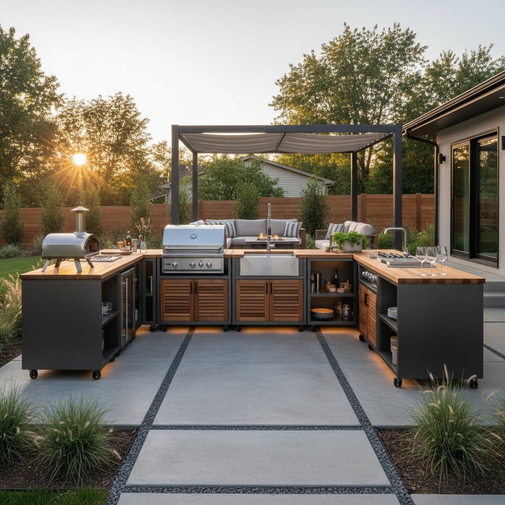 Featured image for Modular Outdoor Kitchens Rearrange in Hours Not Days