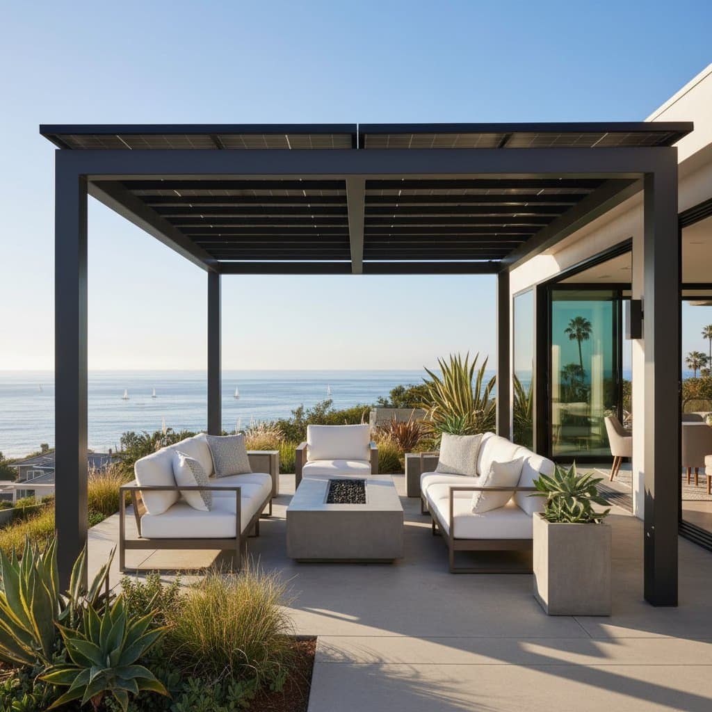 Preview image for Solar Pergolas Cut Bills While Shading Coastal Yards