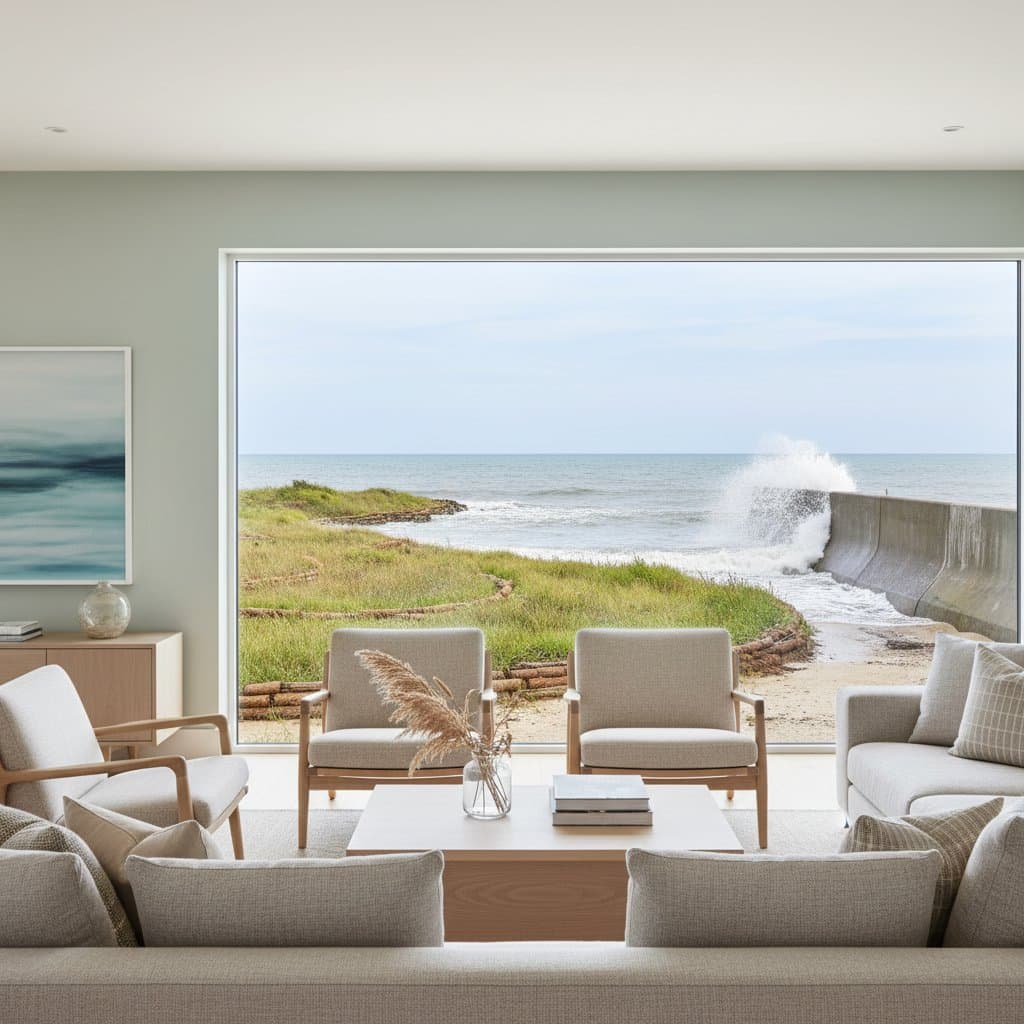 Featured image for Living Shorelines Absorb Waves While Seawalls Reflect Them