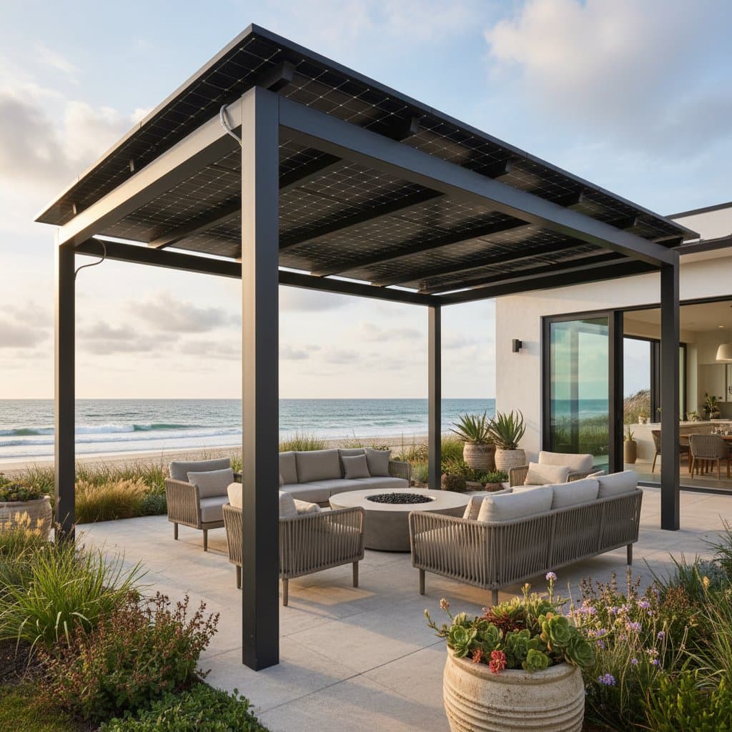 Preview image for Solar Pergolas Generate Power While Shading Your Patio