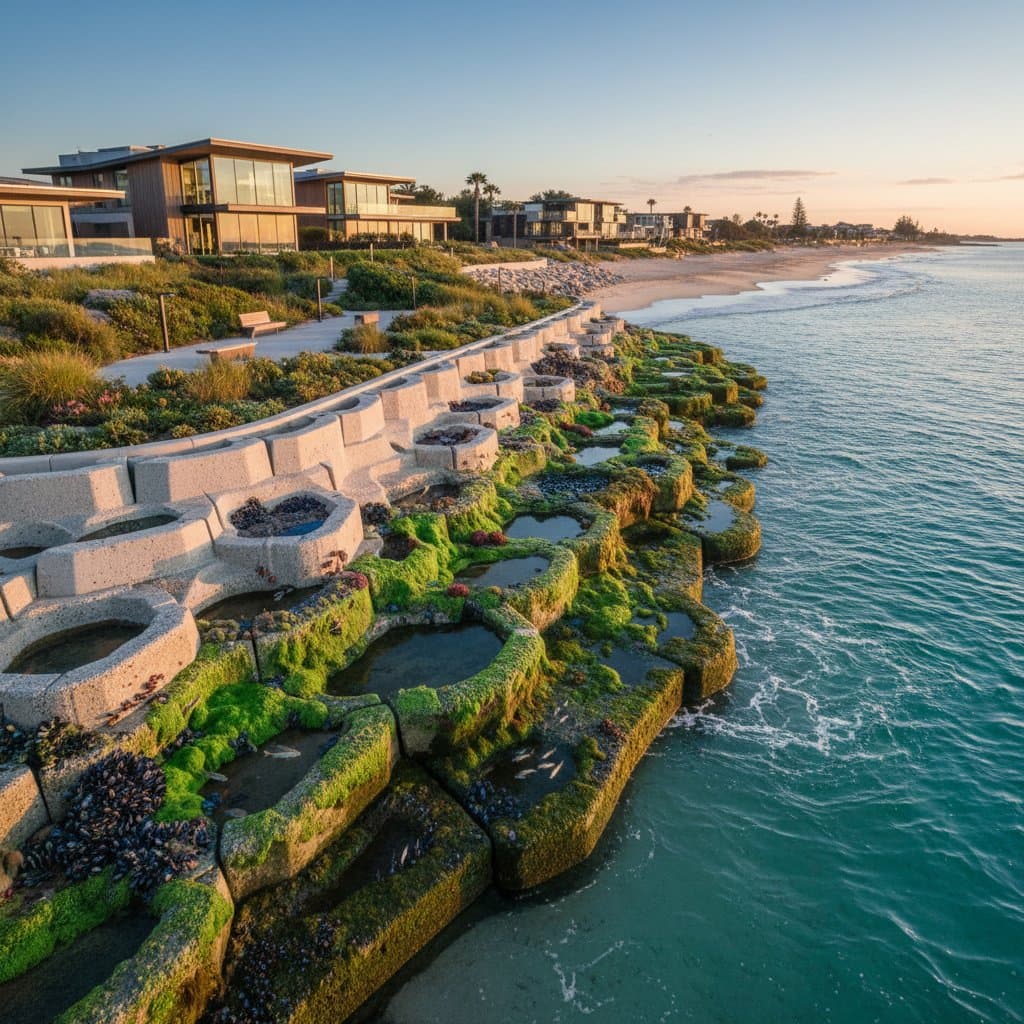 Featured image for Living Seawalls Rebuild Ecosystems While Protecting Coasts