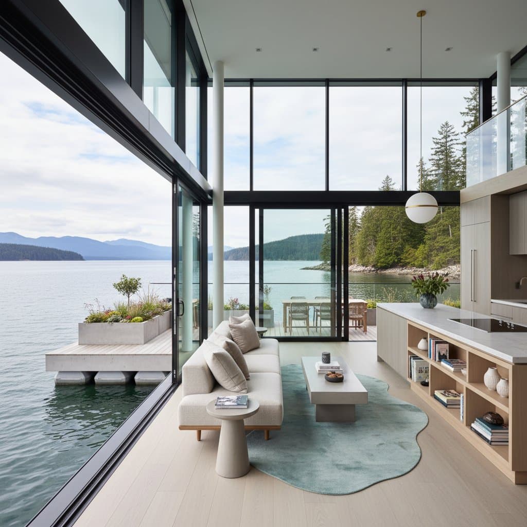 Preview image for Floating Homes Rise and Fall With Water Levels