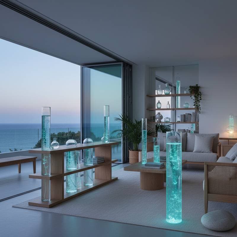 Featured image for Natural Bioluminescent Lights Bring Ocean Glow Indoors
