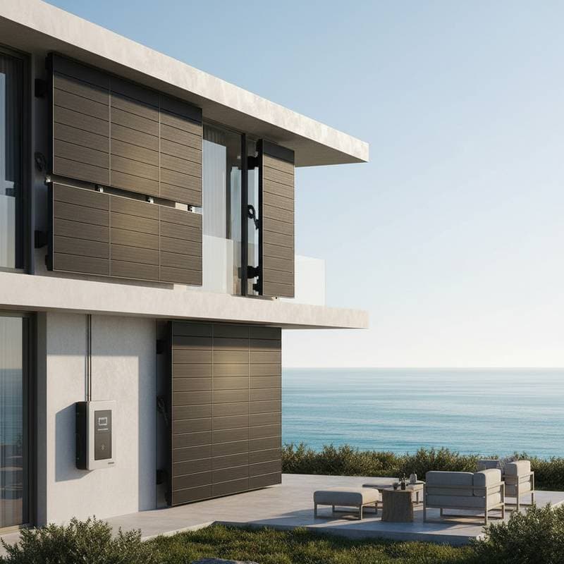 Preview image for Storm Shutters That Generate Power During Sunny Days