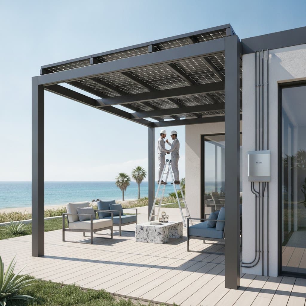 Featured image for Solar Pergolas Cut Energy Bills While Shading Patios