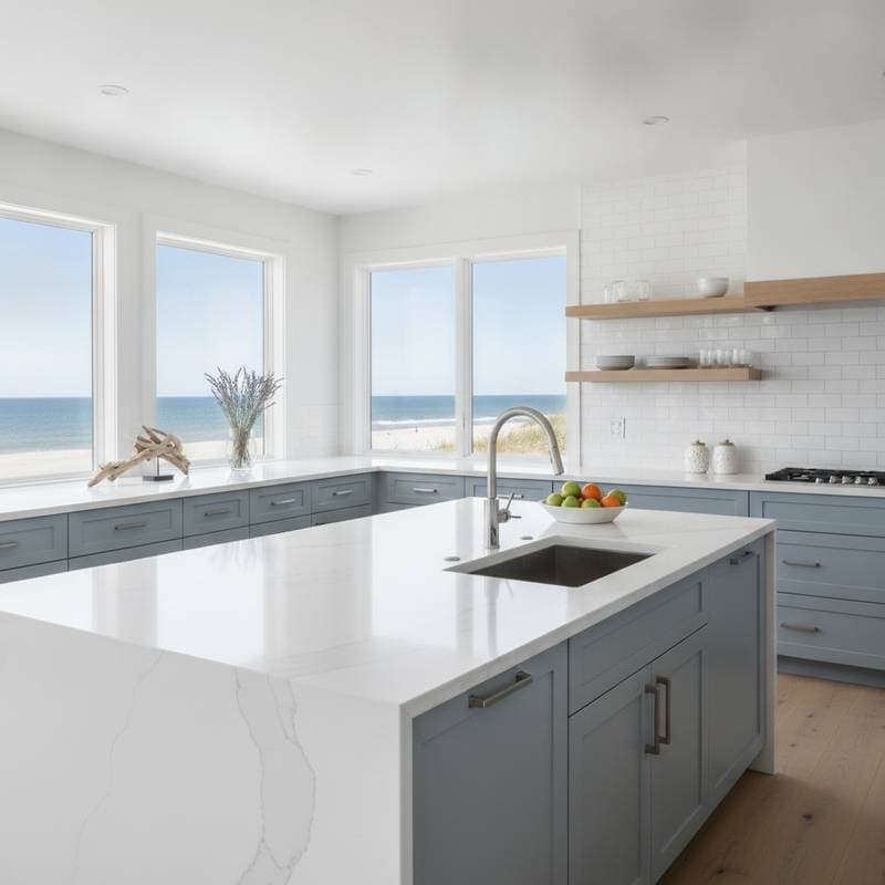 Preview image for Why Quartz Beats Granite in Salty Beach Climates