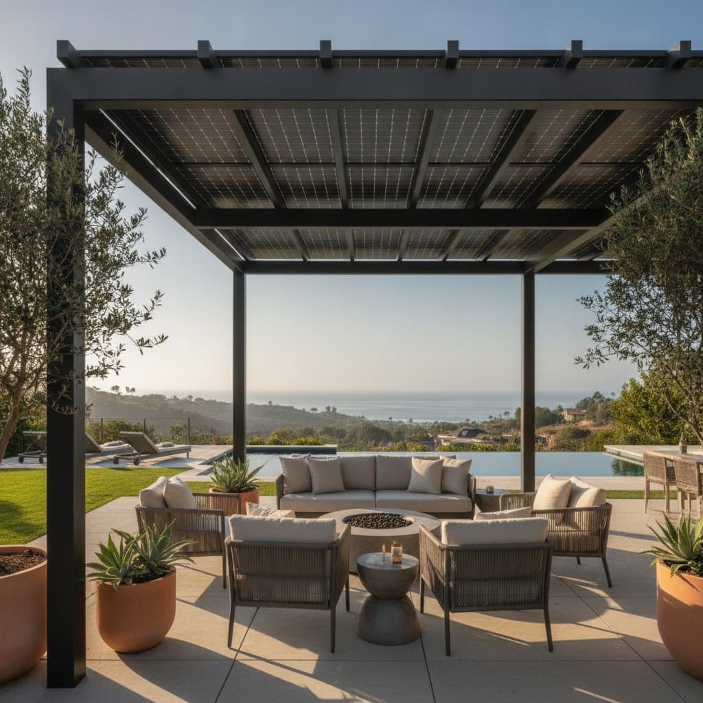 Preview image for Solar Pergolas Generate Up to 3kW While Shading Your Patio