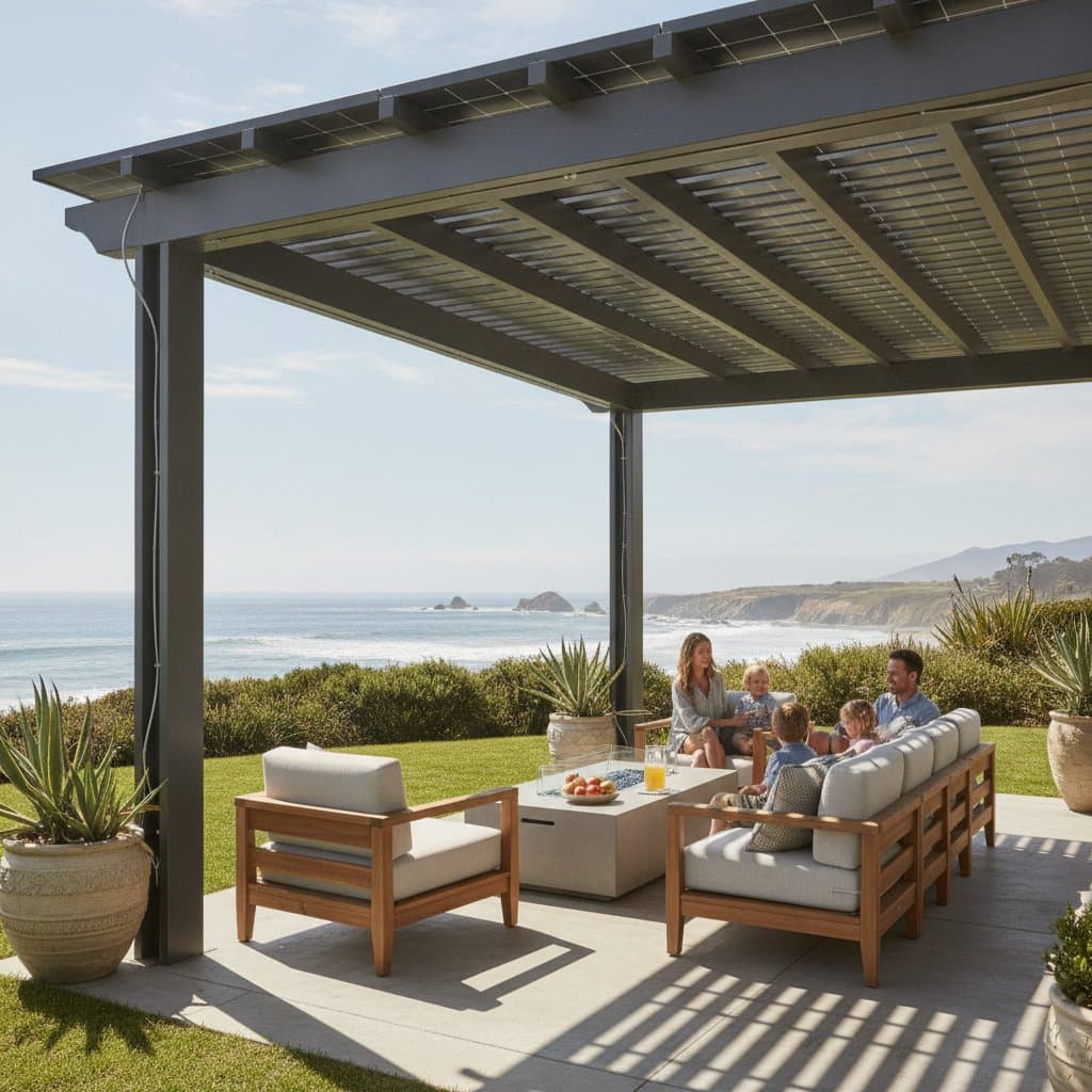 Featured image for Solar Pergolas Cut Bills While Shading Your Patio