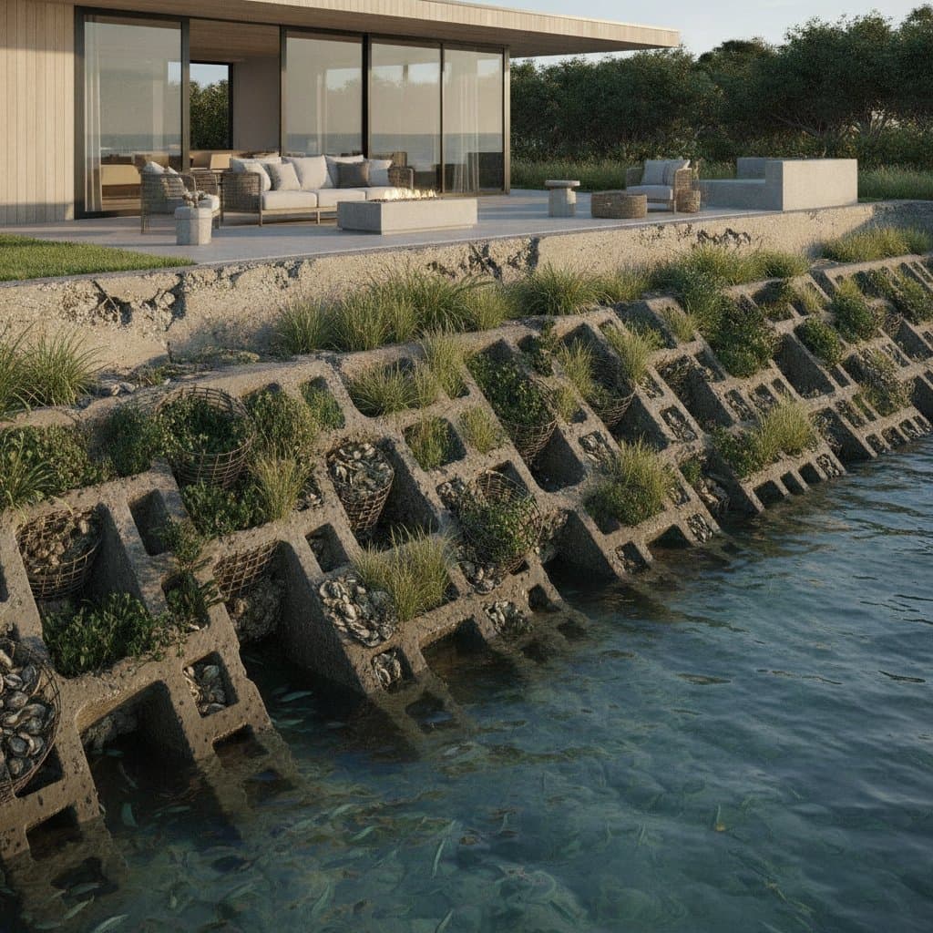 Featured image for Why Living Seawalls Outperform Concrete Barriers