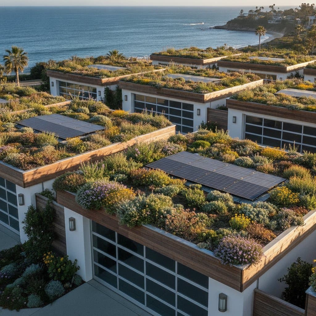 Featured image for Green Roofs Cut Coastal Garage AC Costs by 35%