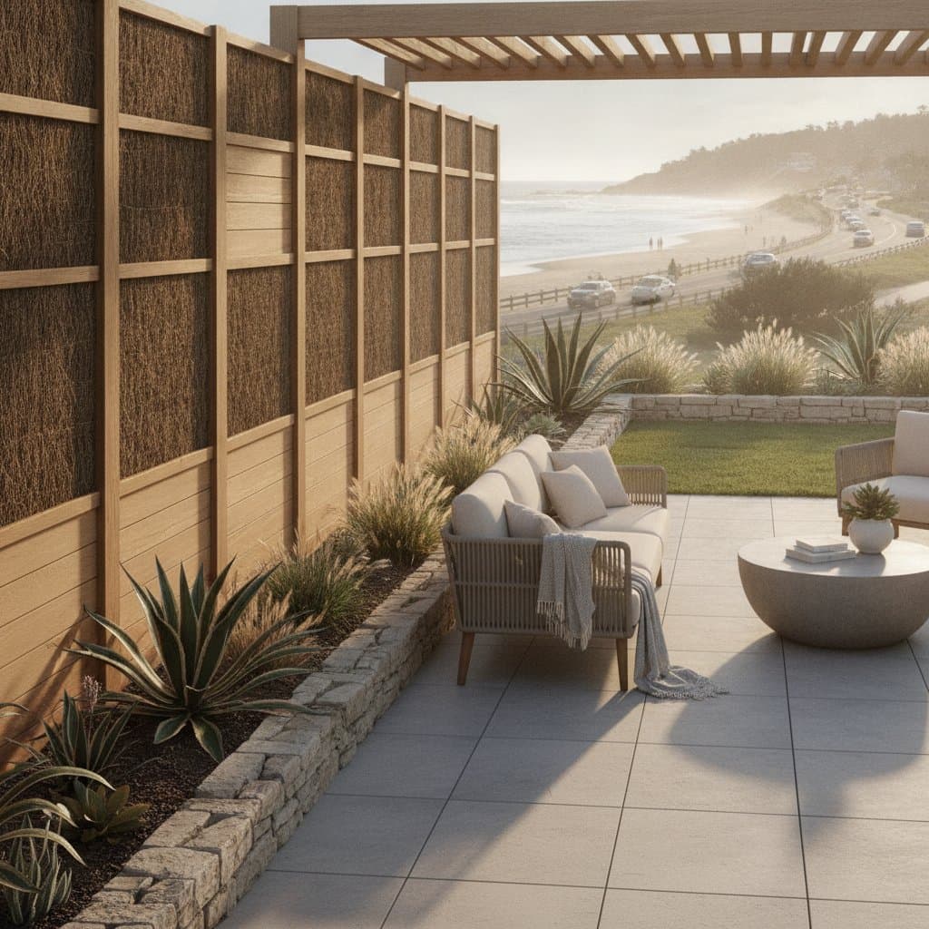 Preview image for Acoustic Fencing Blocks Beach Noise in Coastal Yards